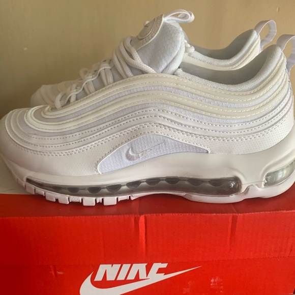Air Max 97 GS Wht/Wht/metallic silver - Picture 3 of 7